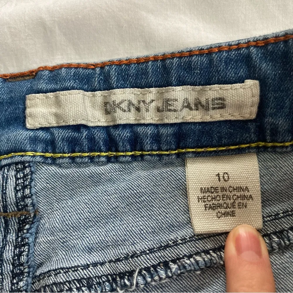 DKNY  Y2K Jorts Blue Denim Shorts Size 10 - Image 3