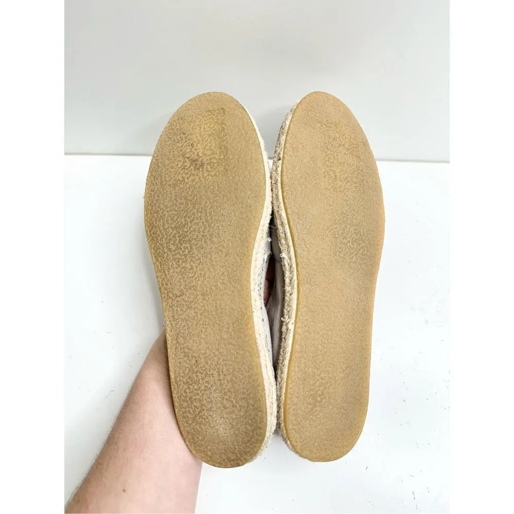BP Espadrille Flats Womens Size 8 Gray Slip On Casual Shoes - Image 9