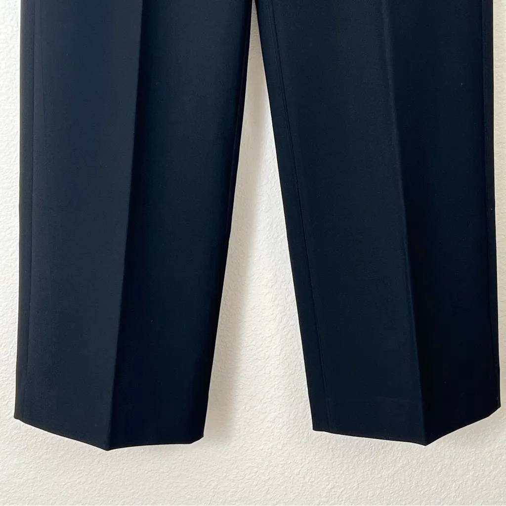 J. Crew Wide Leg Trouser in Four Season Stretch in Black Size 2 NWT - Image 4
