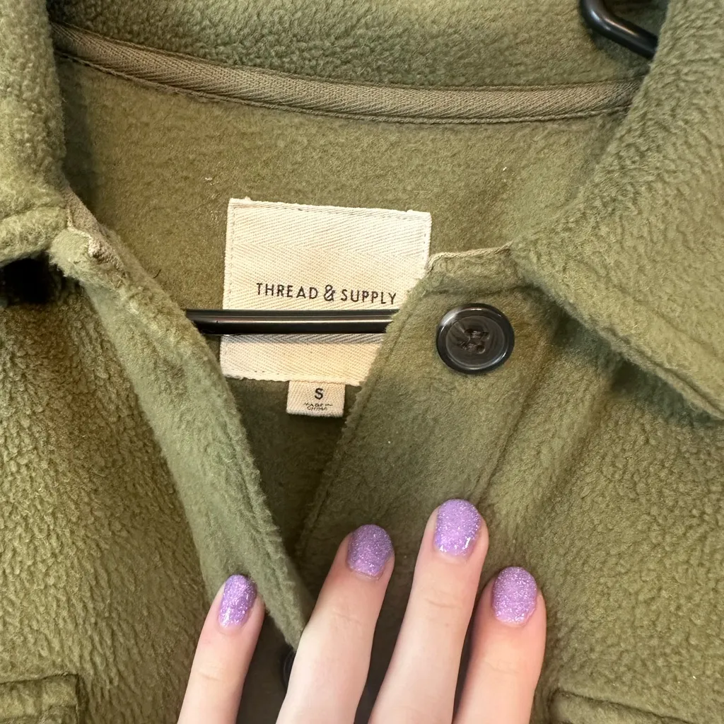 Thread & Supply Auria Jacket Green Cropped - Image 6