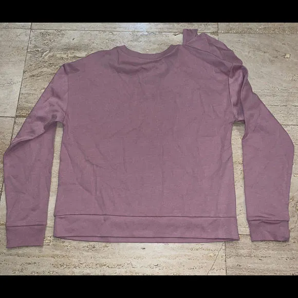 TED BAKER Ozai ruffle‎ dusty rose sweatshirt long sleeve Ted 1 sweater pullover - Image 5