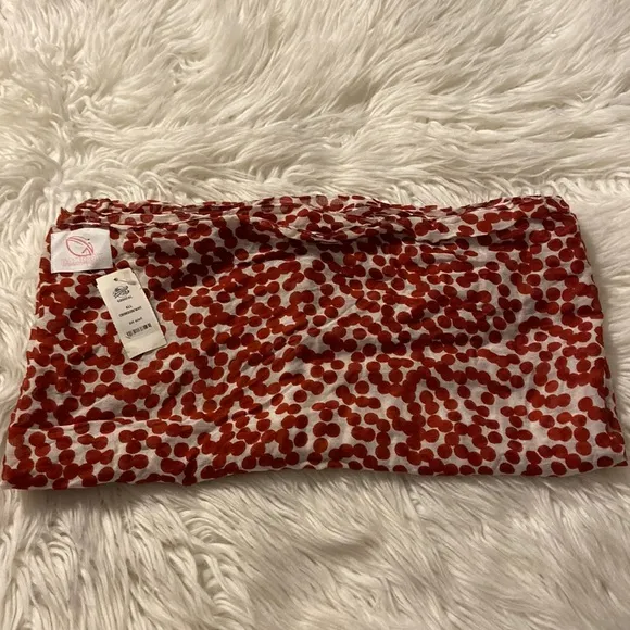 Scarf brand new Gameday girl stuff all crimson /why dot scarf long 36” wide 19” - Image 2