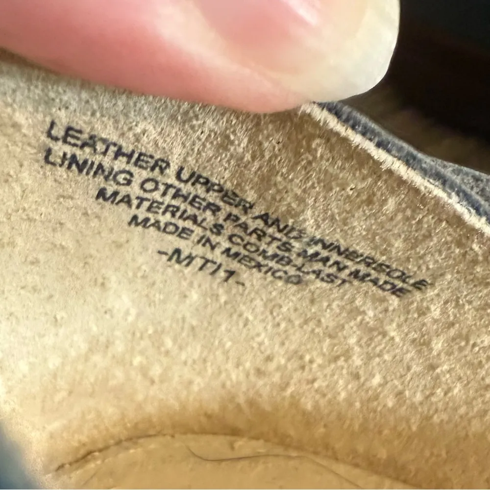 Softspots Huarache Blue Leather Trinidad Sandals Shoes Women’s Sz 9.5 W Boho - Image 2