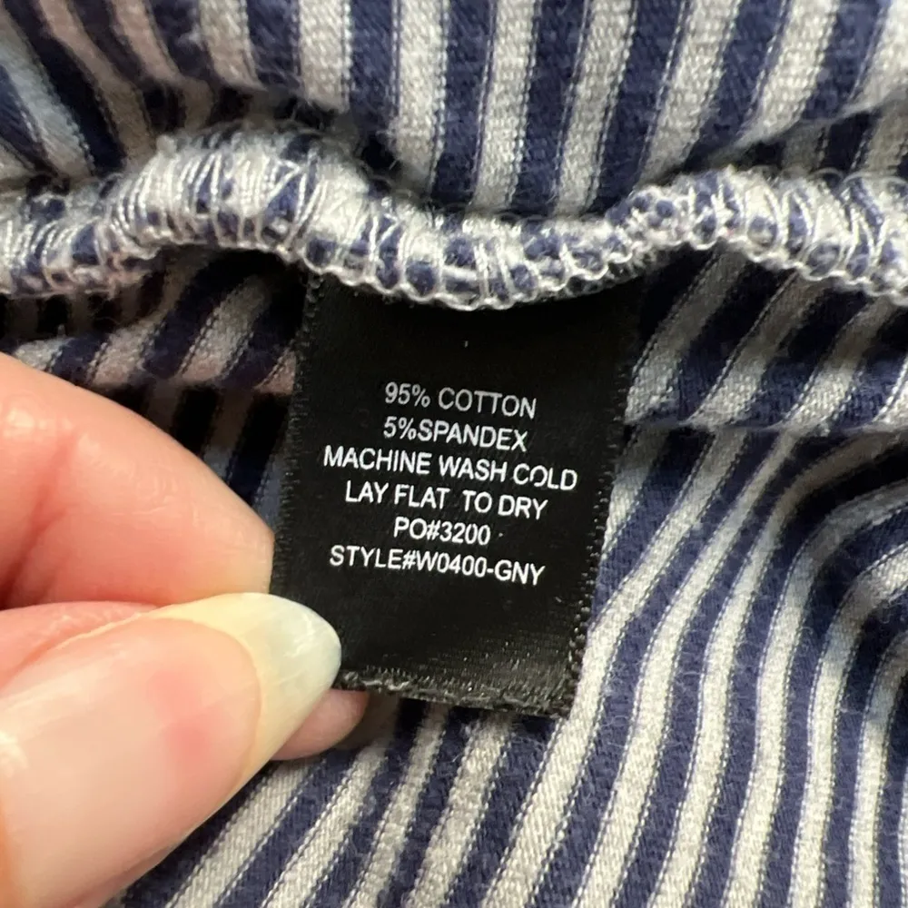 Betabrand 30 Day Striped 3/4 Sleeve Ruched‎ Travel Dress - Image 9