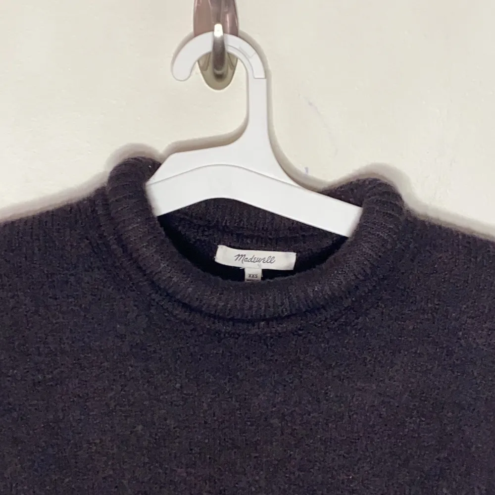 Madewell Fulton Pullover Rollneck Sweater in chocolate color size XXS - Image 42