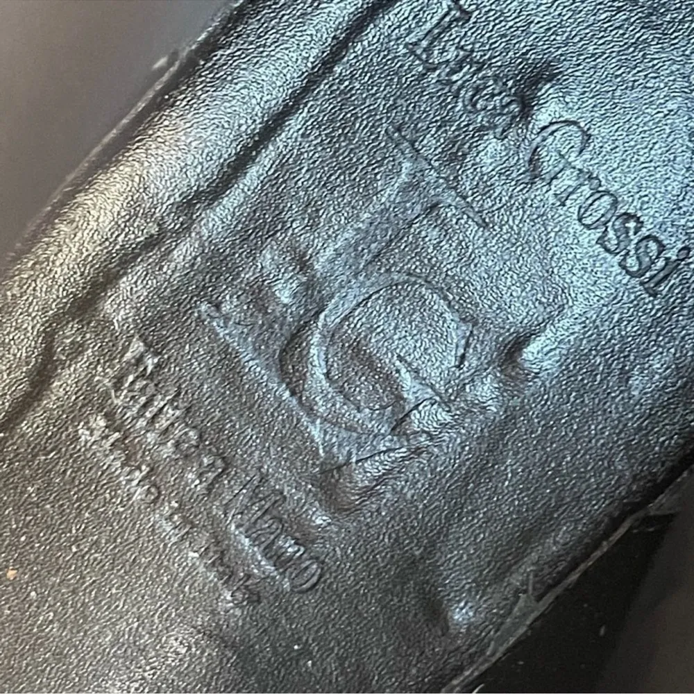 Luca Grossi suede patent leather boots 38.5 Black Size 8.5 - Image 13