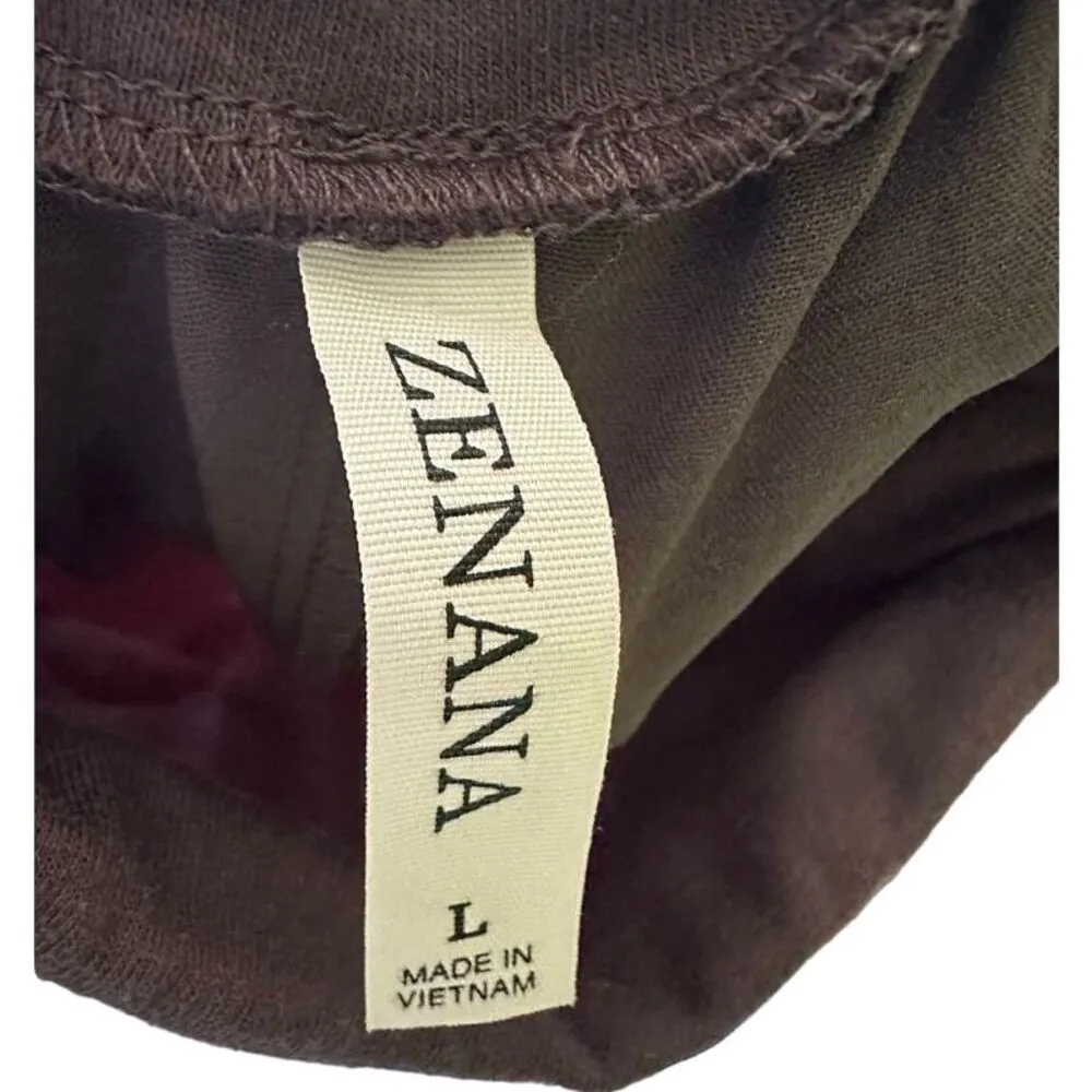 Zenana Comfortable gray Jogger Pants with Pockets Casual Loungewear L - Image 4