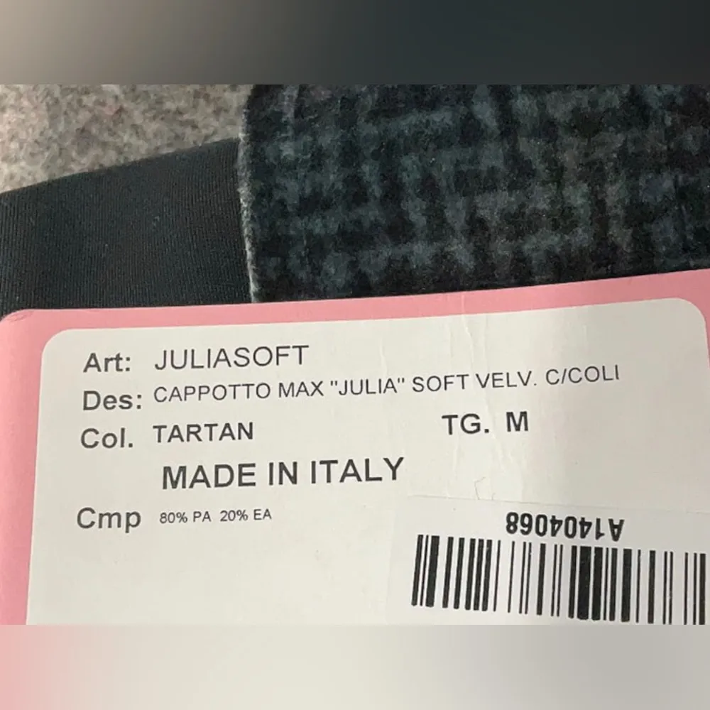 NWT  Belted Jacket Oversized Sweater Duster Tartan Soft sz M - Image 6