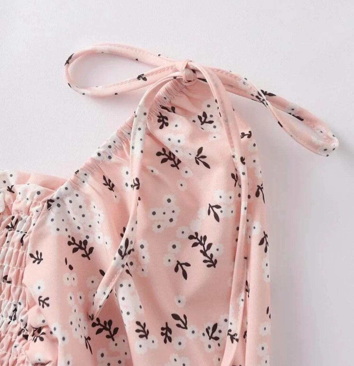 SheIn Pink Floral Dress - Image 4