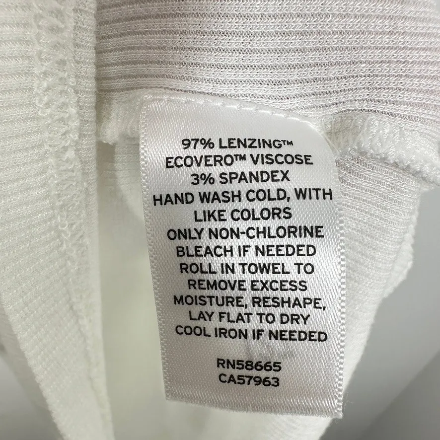 BP. Womens Size Small Set White & Dark Grey Ribbed Tissue Turtleneck Long Sleeve - Image 6