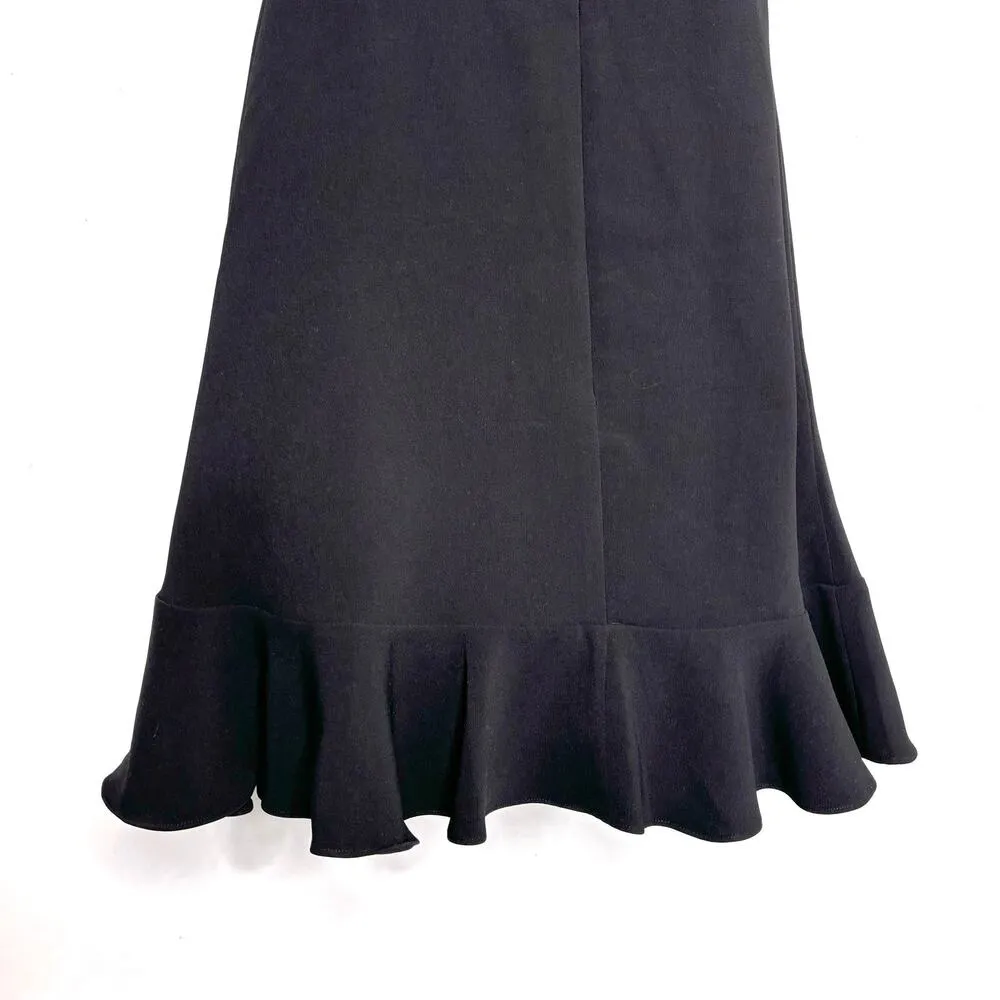 Likely Revolve Bellerose Off the Shoulder Ruffle Hem Black Mini Dress 6 - Image 10