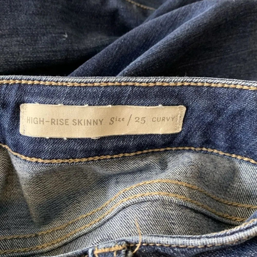 Anthropologie Pilcro and the Letterpress High Rise Skinny Jeans Size 25 Curvy - Image 5