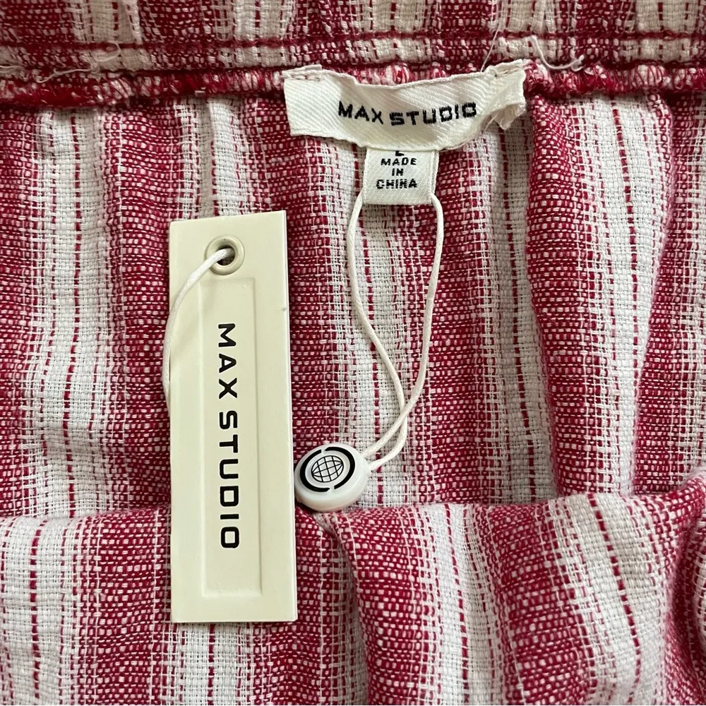 MAX STUDIO cotton mini skirt, size L - NWT - Image 7