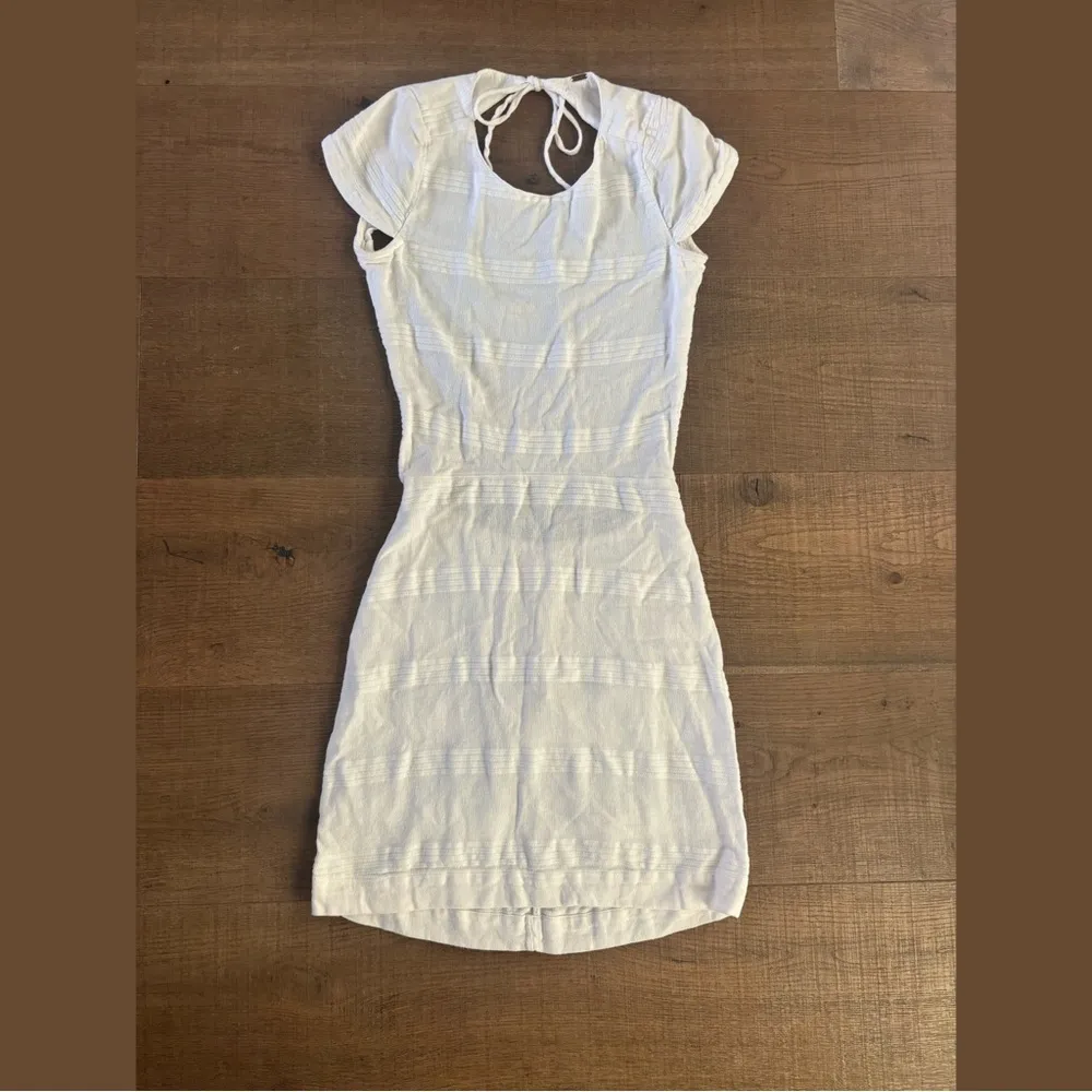 free people meika white backless cutout mini dress - Image 2
