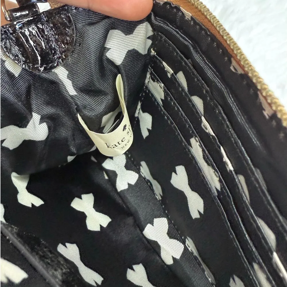 Kate Spade New York Creamy Caramel Brown Mini Purse Wristlet - Image 7