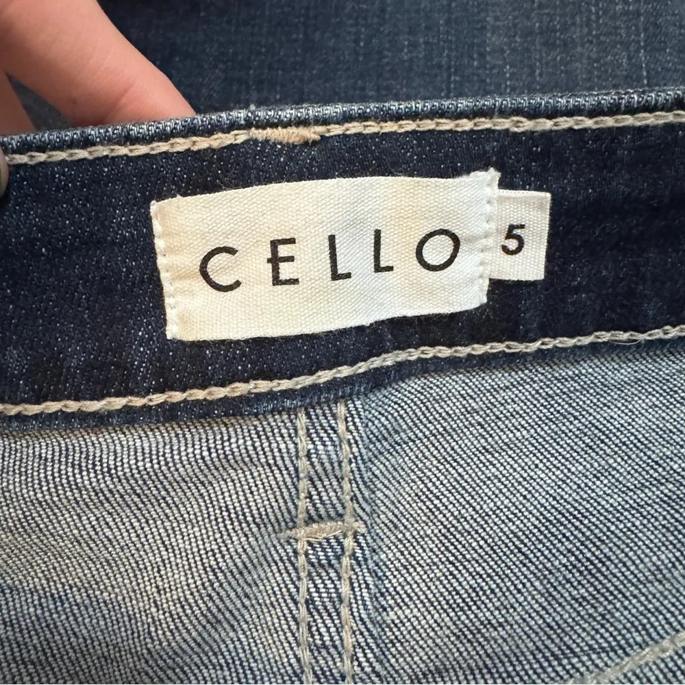Cello Dark Wash Distressed Ripped Women’s Jeans 5 - Image 4