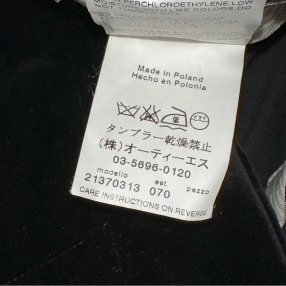 Sportmax Women’s Size 2 36 Black Velvet Tuxedo Stripe Trousers Dress Pants - Image 11