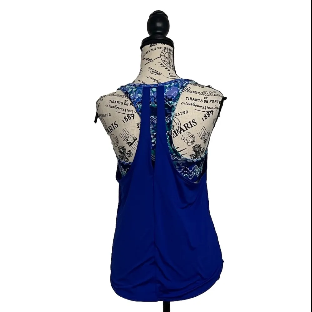 TYR Shirt Women's L(10/12) Blue Shea 2 - Image 6