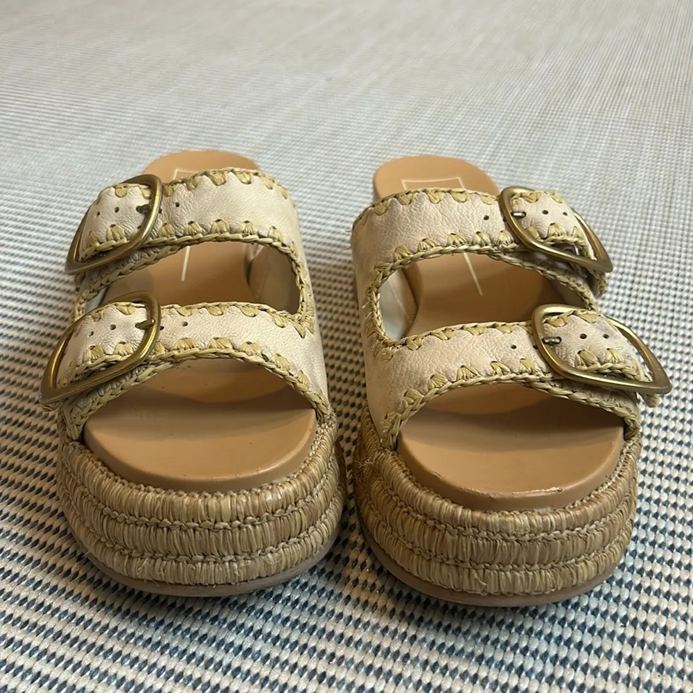 Dolce Vita Wanika Platform Sandal in Sand Nubuck- 7.5 - Image 6