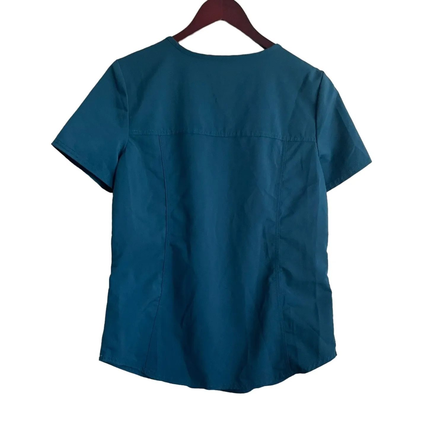 ScrubStar Ultimate Women Scrub Top S Green Medical Uniform Nurse Workwear‎ - Image 3