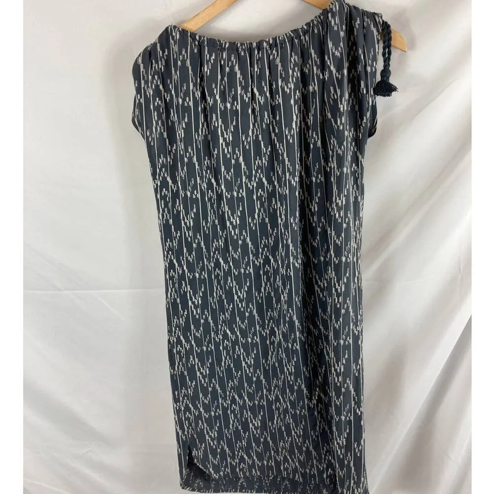 NIC+ZOE Market Embroidered Shirt Dress Keyhole Neck Cap Sleeves XS - Image 5