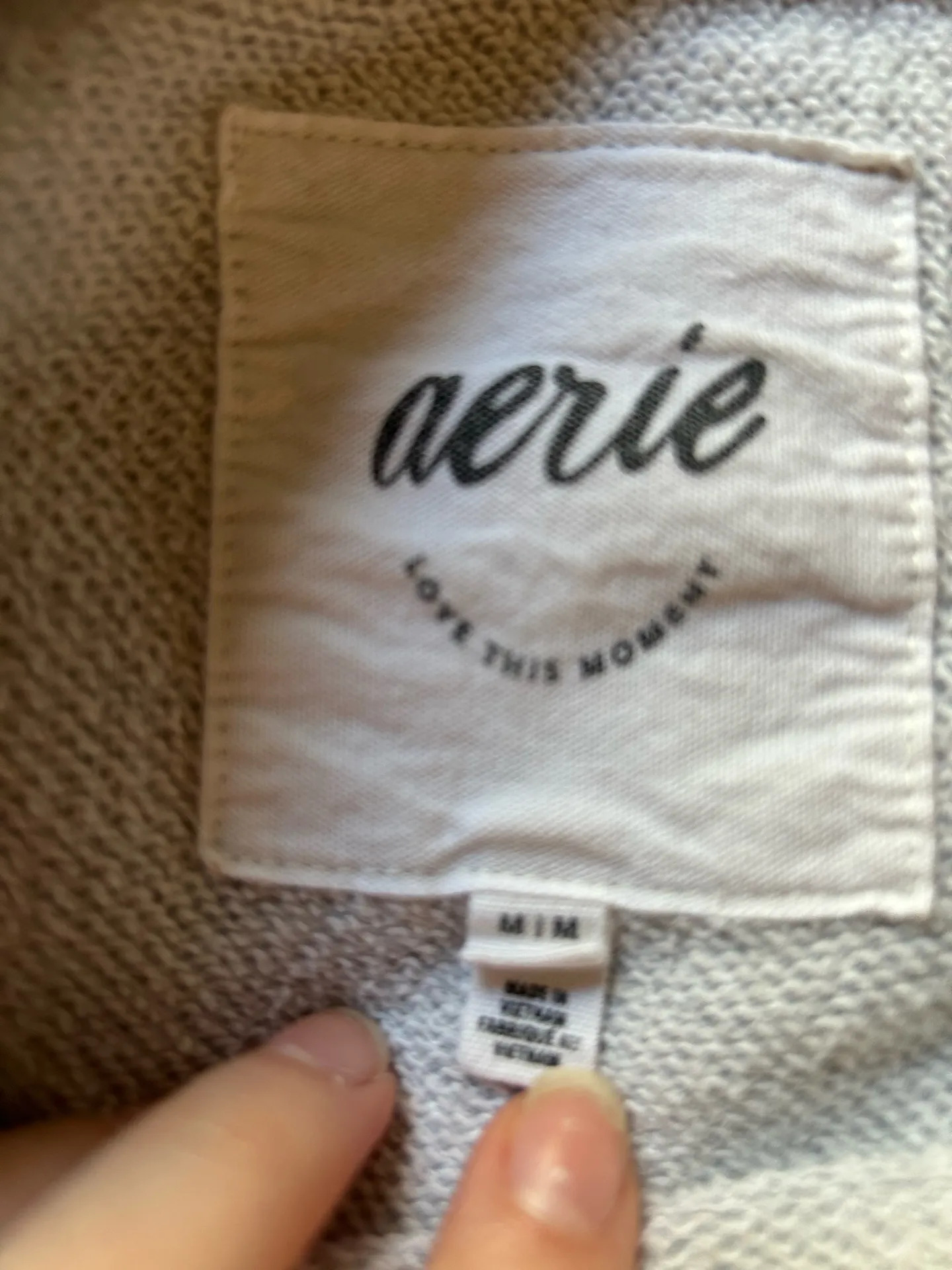 Grey Aerie Sweatshirt Oversized Medium - Image 3