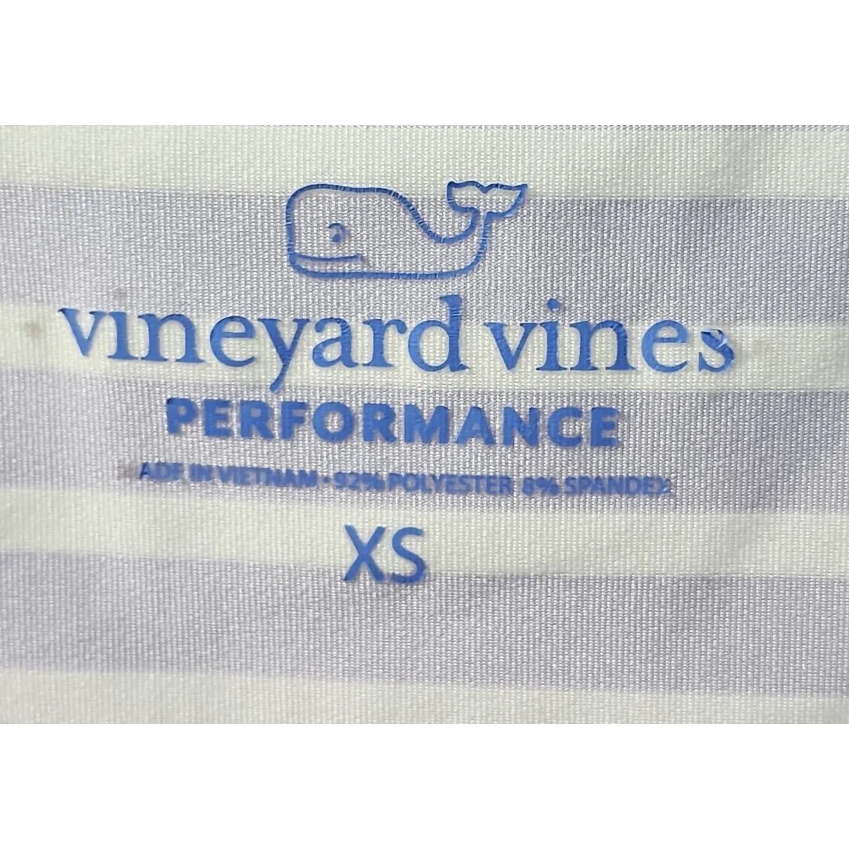 Vineyard Vines Striped Long‎ Sleeve T-Shirt Casual Top Periwinkle Size M - Image 4