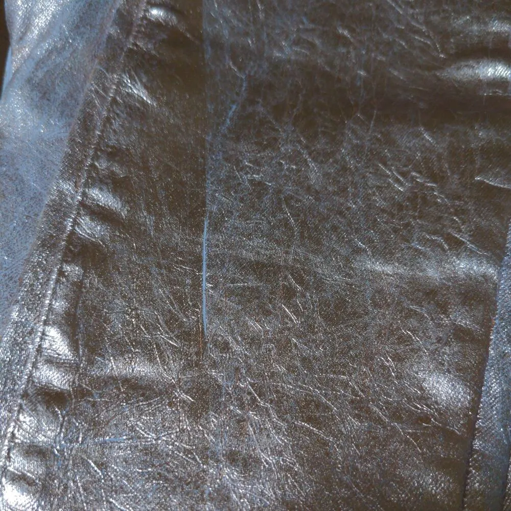 L'AGENCE Margot High Rise Skinny in Petal & Light Rose Gold Foil - Size 23 - NWT - Image 8