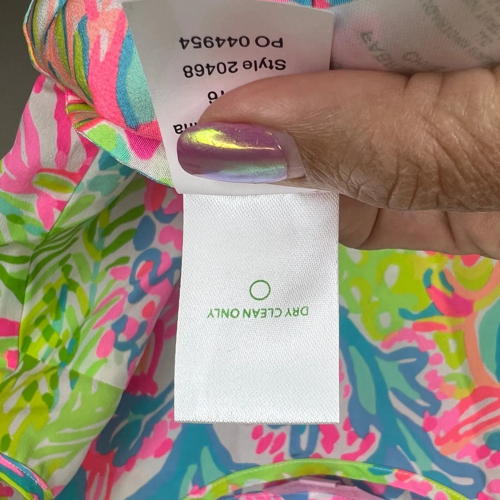 Lilly Pulitzer Cosmos 100% Silk Sleeveless‎ Tank Top SZ XS Summer Beach Colorful - Image 8