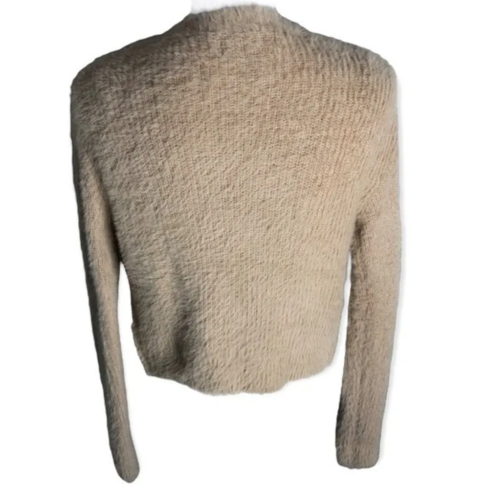 Streetwear Society Fuzzy Button Front Cardigan & Cami 2 Piece Set - Image 5