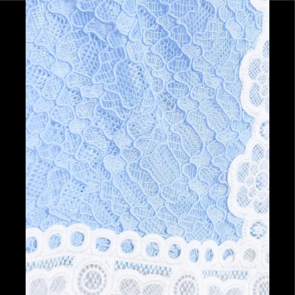 Sandro Blue Lace Dress size 40 - Image 4