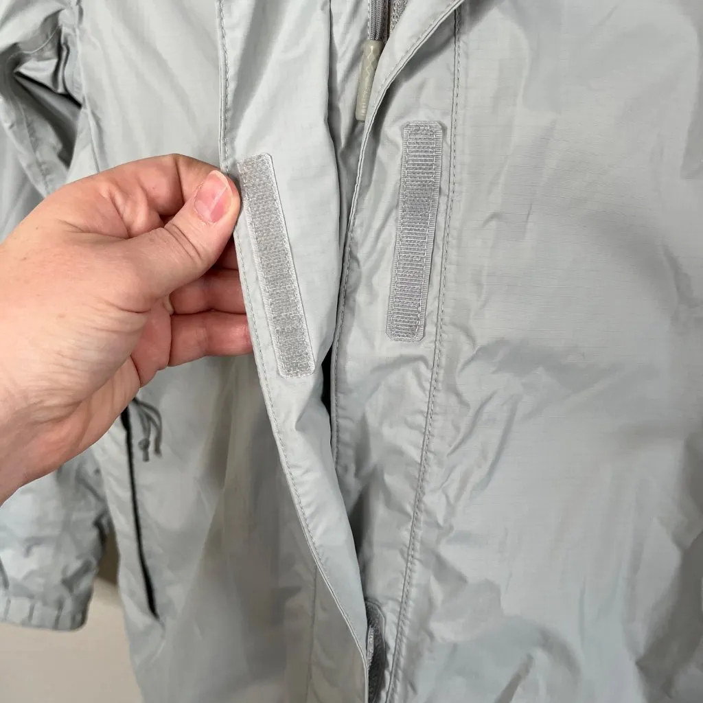 The North Face Womens Grey Hyvent Hooded Soft Shell Windbreaker Jacket M tb5m - Image 8