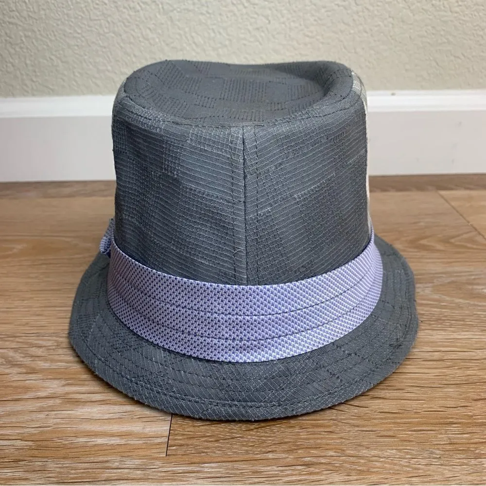 Peter Grimm Unisex Plaid Size S/M Fedora Hat - Image 9