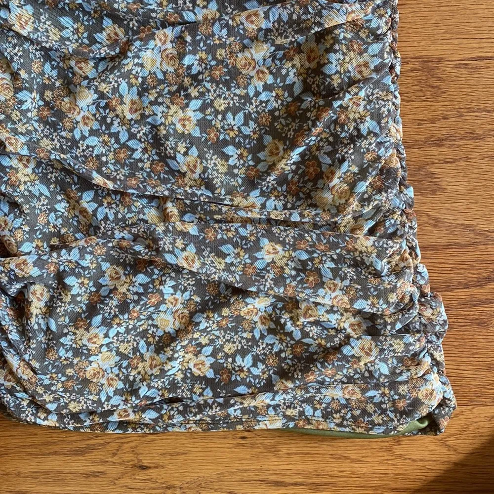 Altar’d State Ruched Floral Mini dress. Size S. NWT. - Image 5