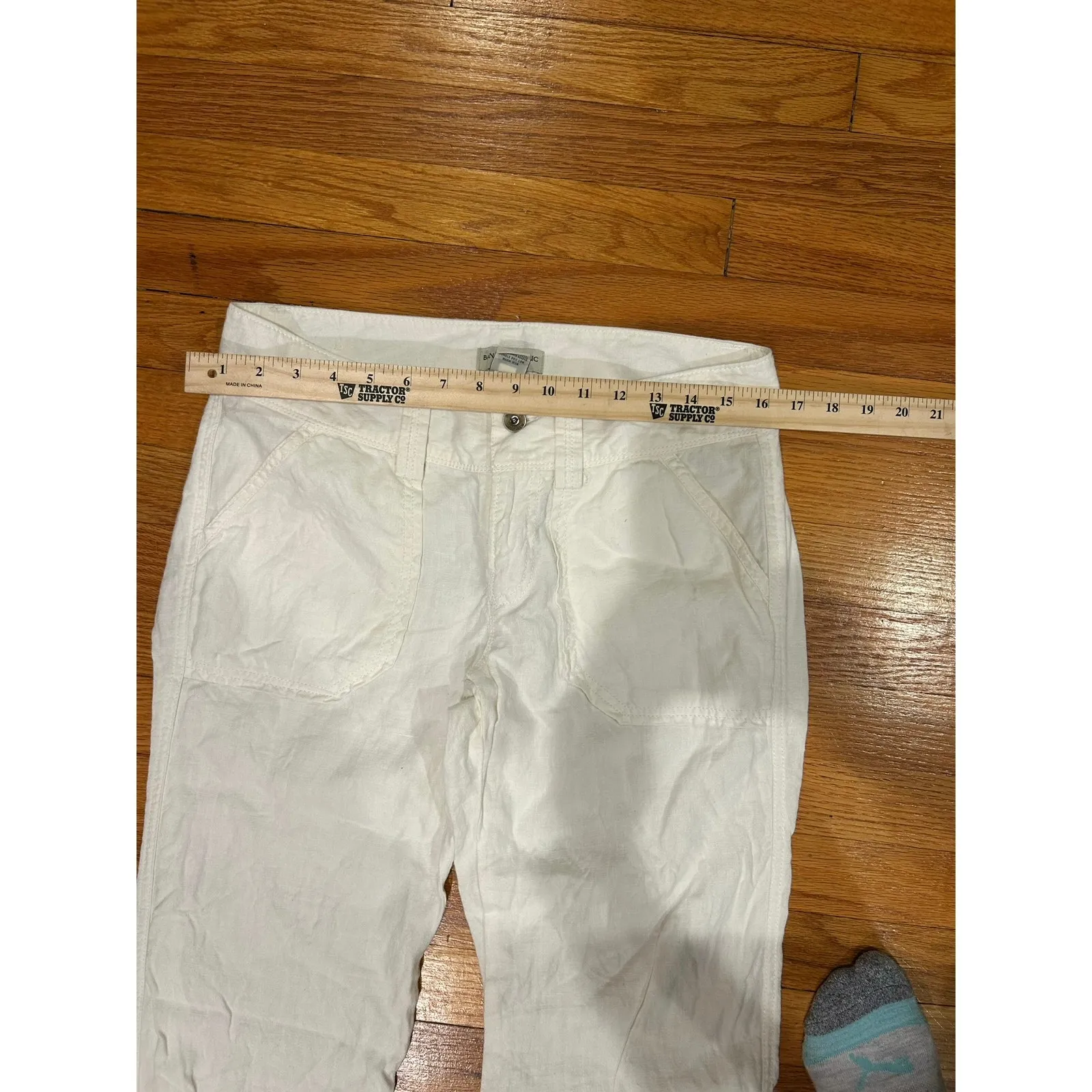 Banana Republic Women’s Size 6 100% Linen White Pant Cool Beach Dress - Image 4