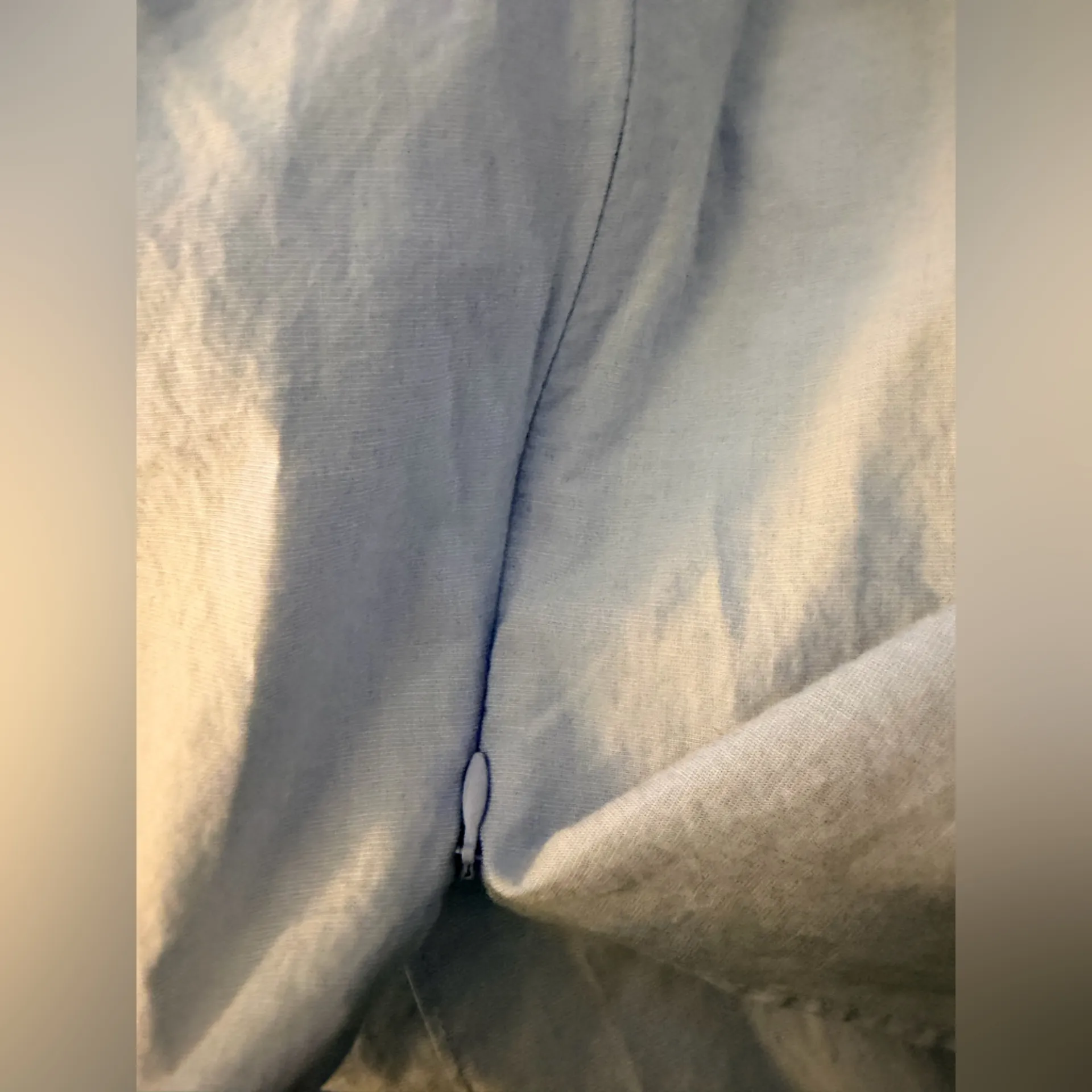 LOFT Twist Everyday Tunic Sky Blue Twisted Front Blouse NWOT - Image 5