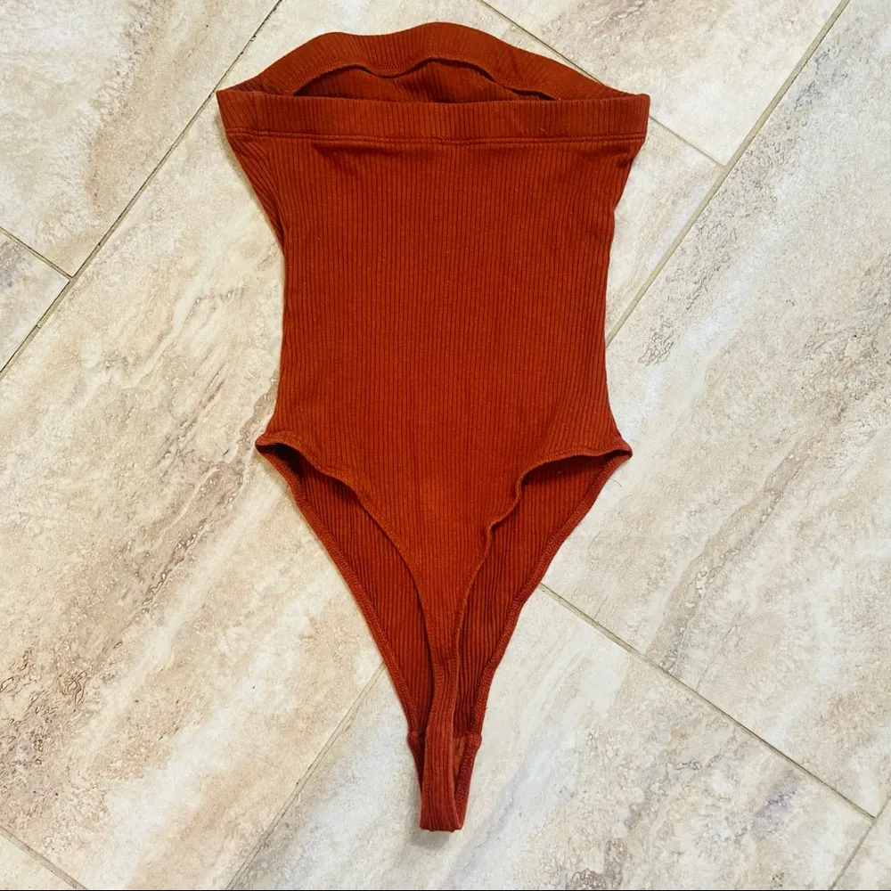 Urban outfitters out from under tube top knit thong one piece bodysuit - Image 3
