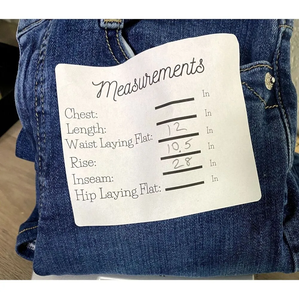 ZARA High Waisted Straight Slim Cut Full Length Flared Wide Leg Boot Cut 2 Blue - Image 11