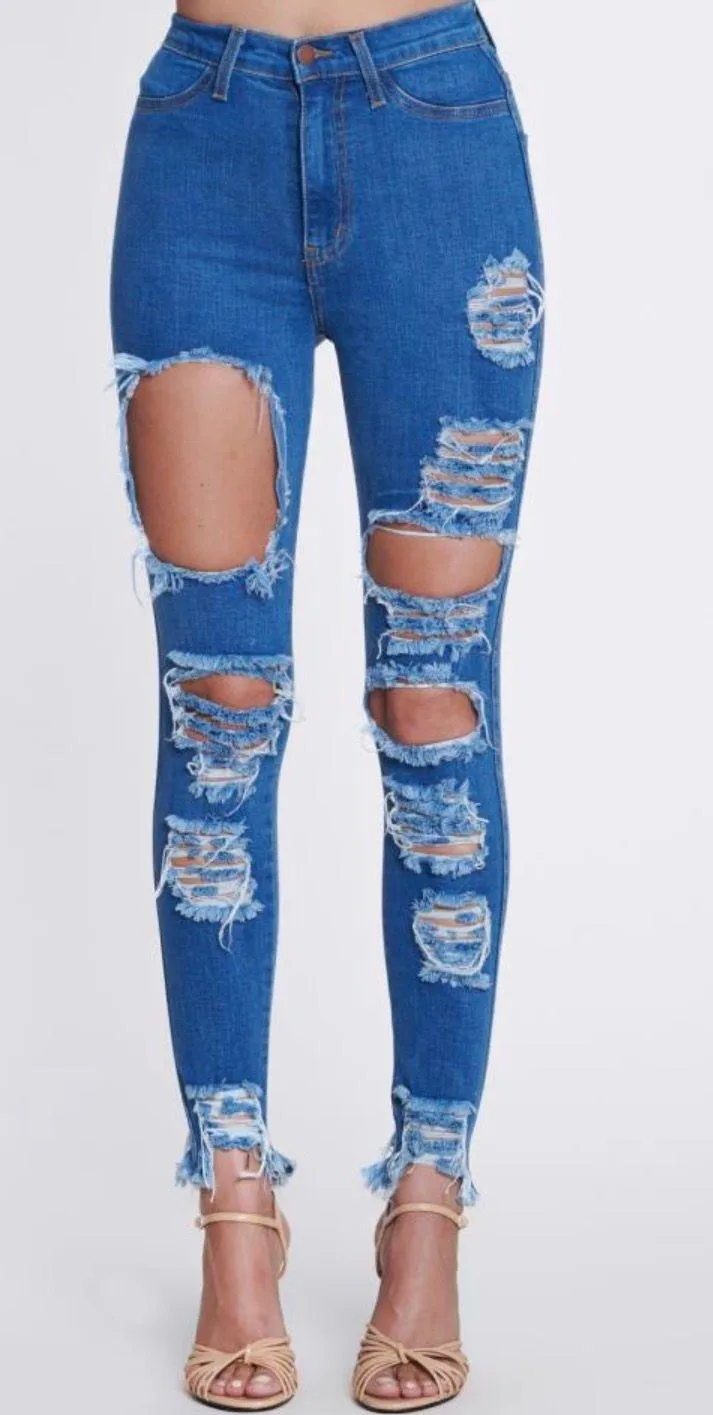 Destroyed Skinny Jeans - Image 2