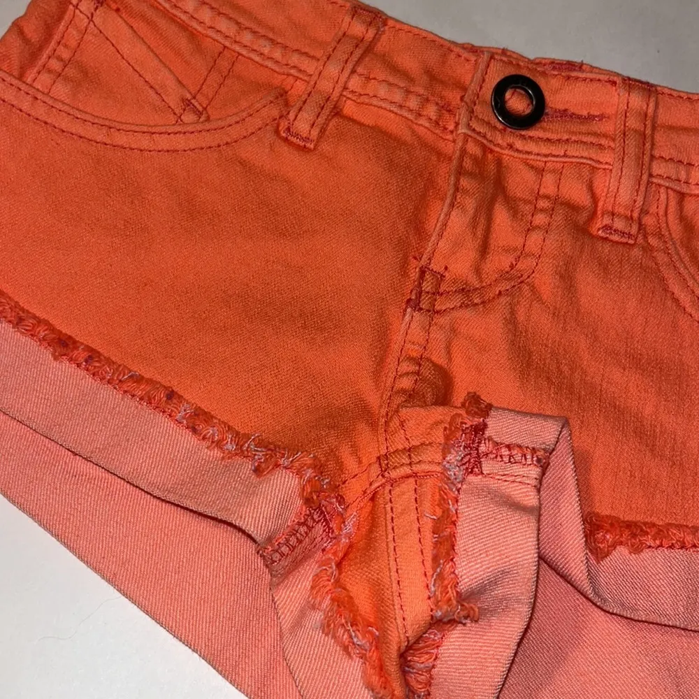 Volcom Women’s Orange Melon Colored Shorts Size 0 - Image 2