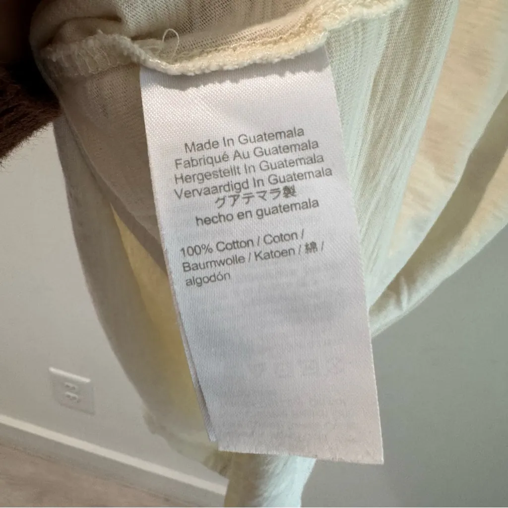 J Crew French Days of the Week (Les Jours De La Semaine) Tee Shirt Large - Image 4