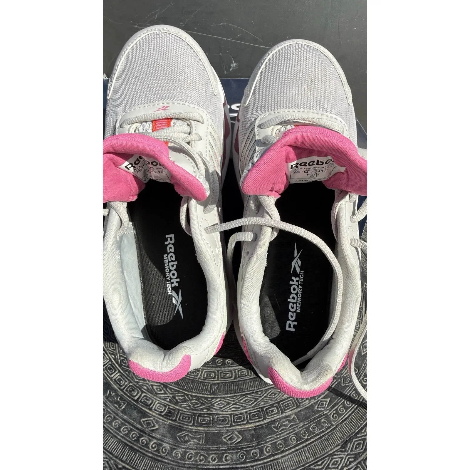 Reebok Woman's SIZE 5.5 Shoes Work Zig Elusion Heritage Work EH Comp Toe - Image 9