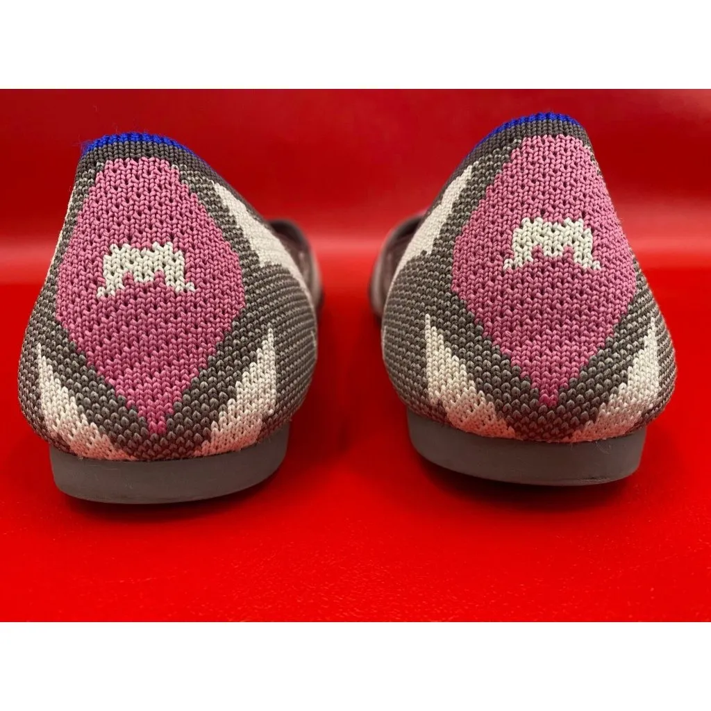 Rothy's Rare Moroccan Rose Limited Edition The Point Flats Shoes Sz 8 - Image 4