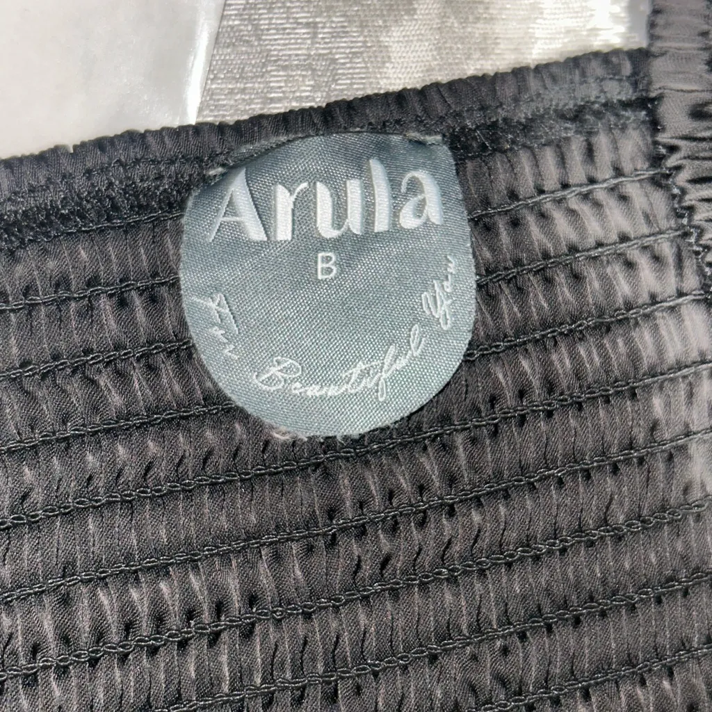 ARULA Elegant Black Puff Sleeve Mini Dress - Image 12