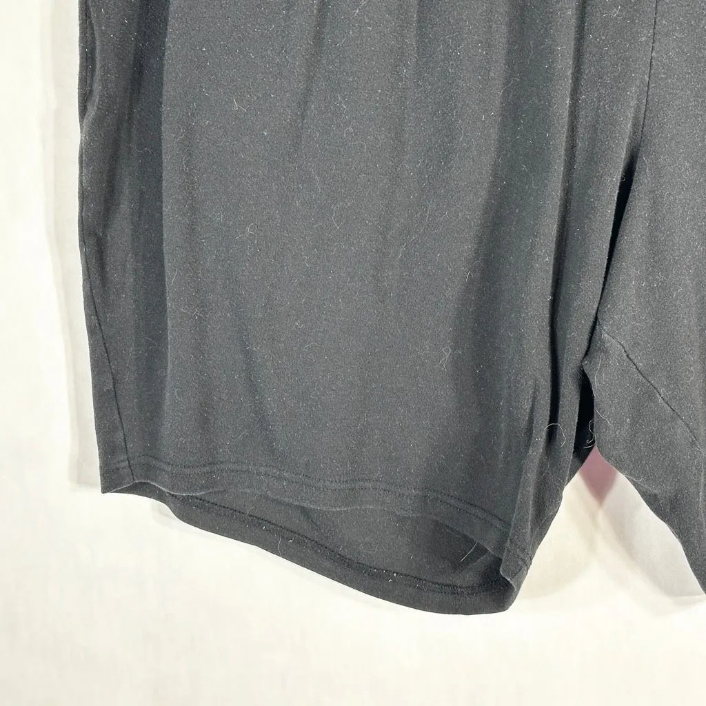 Roamans Plus Size 5XP‎ Shorts 38W 40W Black Elastic Waist Pockets Petite 1239 - Image 5