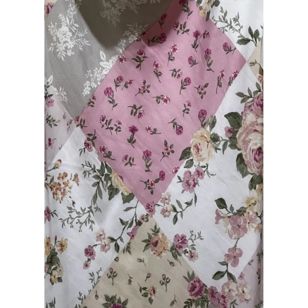 Altar'd State NWT ~ Altered State ~  Blythe Patchwork Mini Dress Size Medium - Image 4