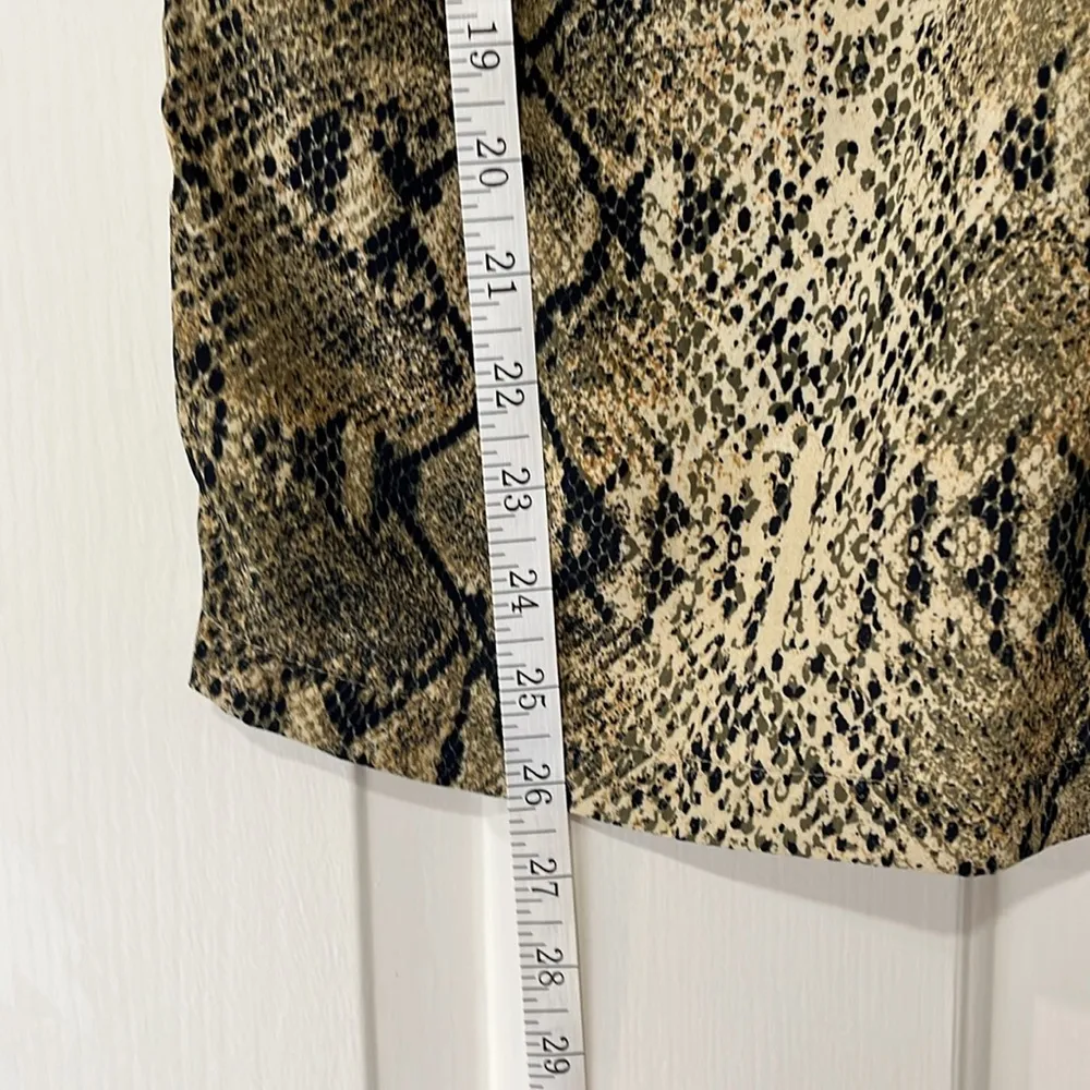 Snakeskin Print Flowy Top - Image 10