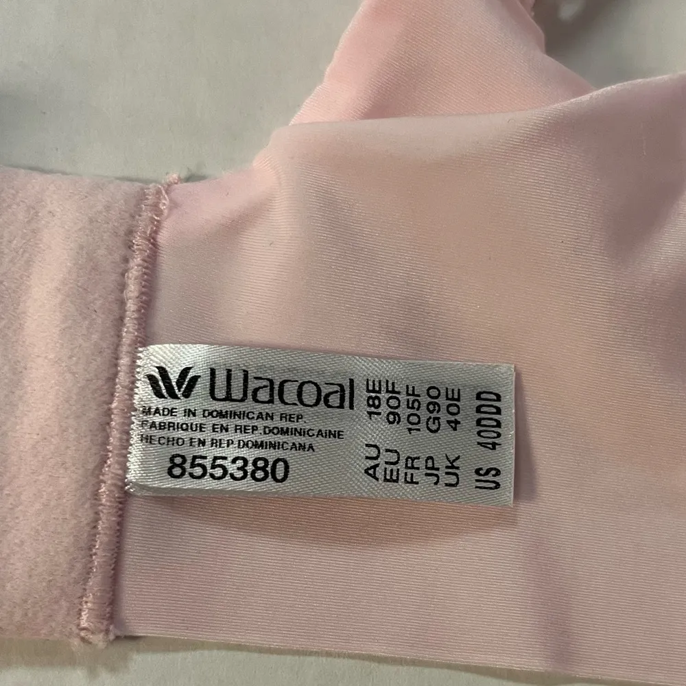 Wacoal Bra Confidence Boost Underwire Bra Ballet Slipper Pink 40DDD NWT #855380 - Image 10