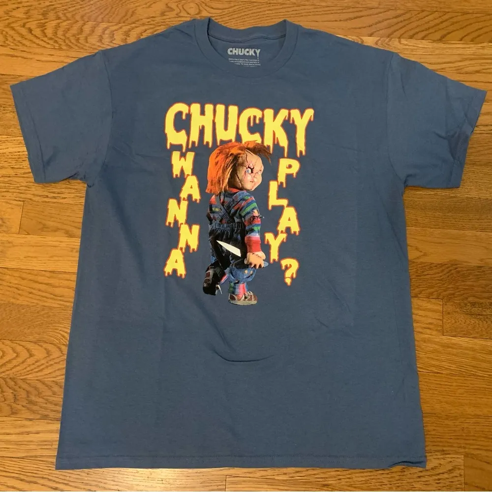Chucky wanna play T shirt size L Size L - Image 5