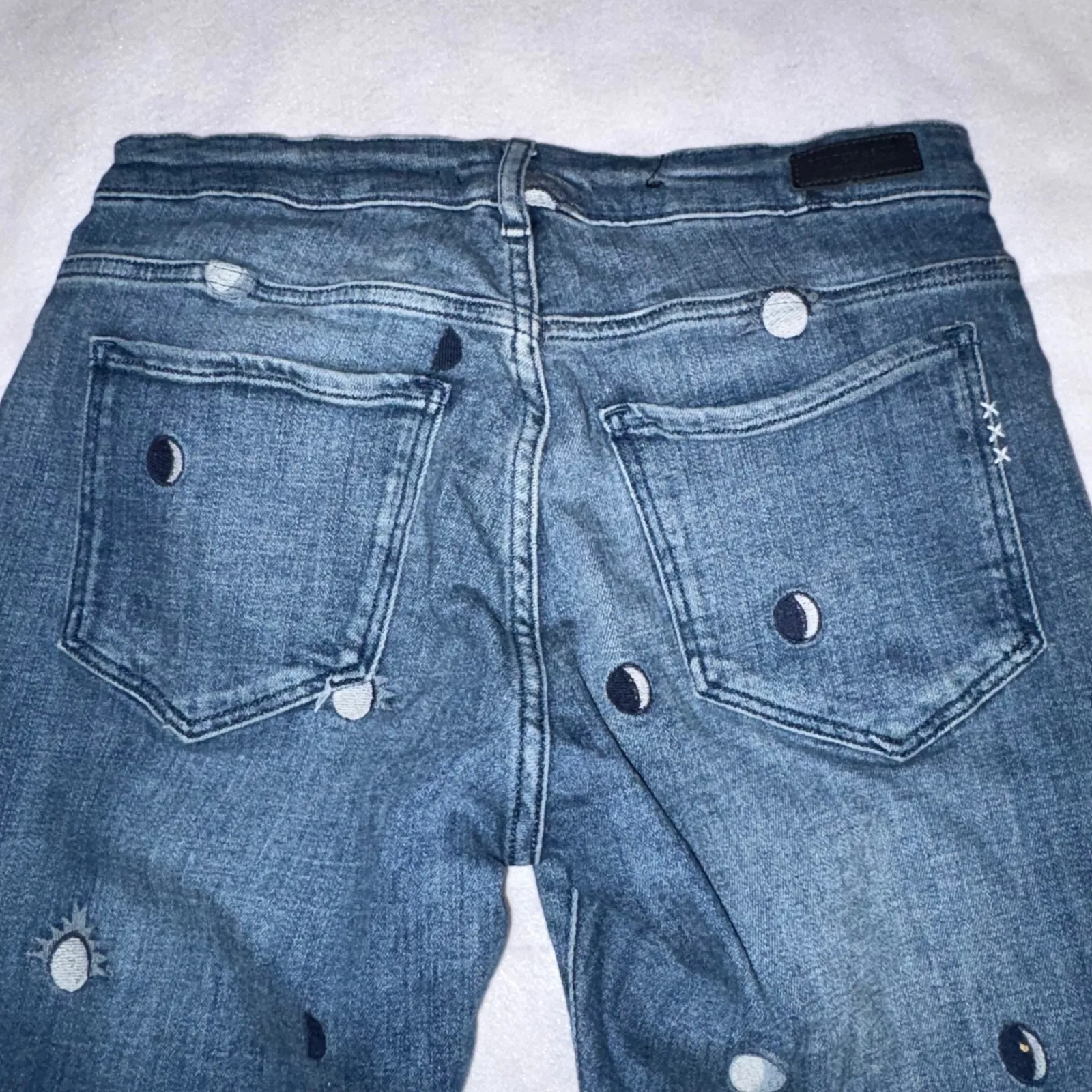 Scotch & Soda Spicy Sunday Jeans Petit Ami Slim Boyfriend Fit Moon‎ embroidered - Image 6